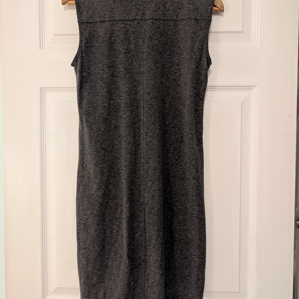 J. Crew Charcoal Gray Sleeveless Dress Women's Size Extra Small - Picture 4 of 5